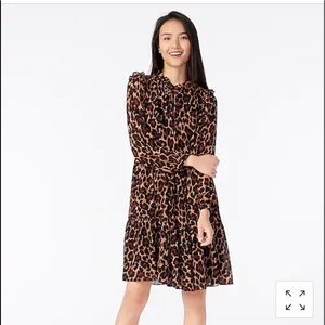 JCrew Leopard Print Dress